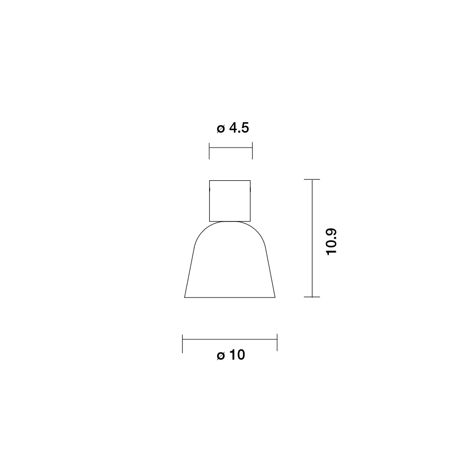 Lighto C PE Plafond Matt Black/Glossy Golden