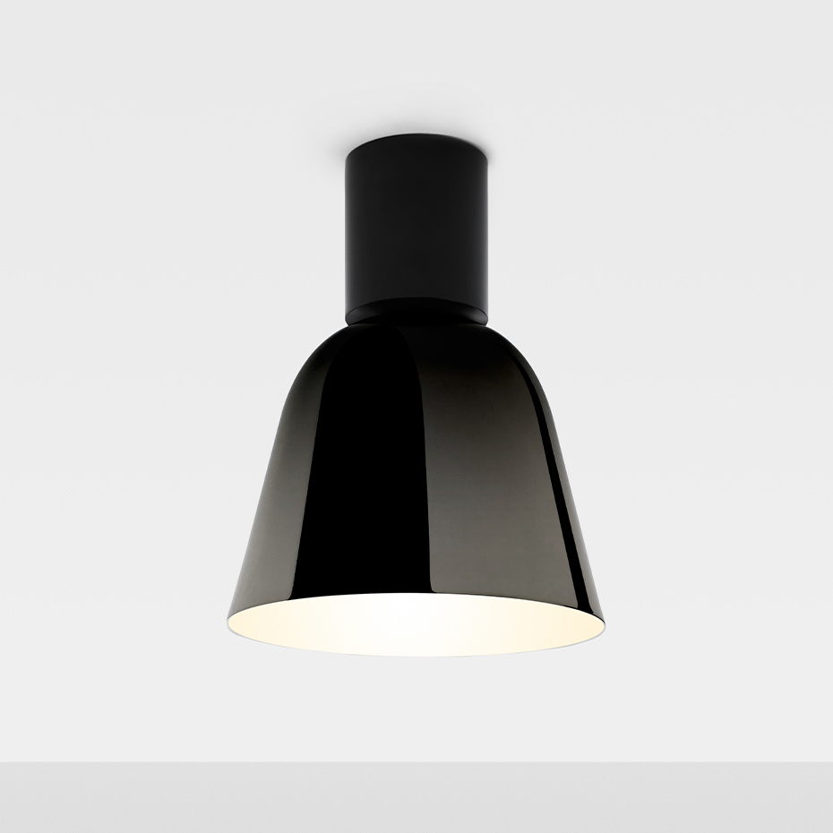 Lighto C GR Plafond Matt Black/Black Chrome