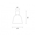 Lighto C GR Plafond Matt Black/Black Chrome Lighto C GR Plafond Matt Black/Black Chrome