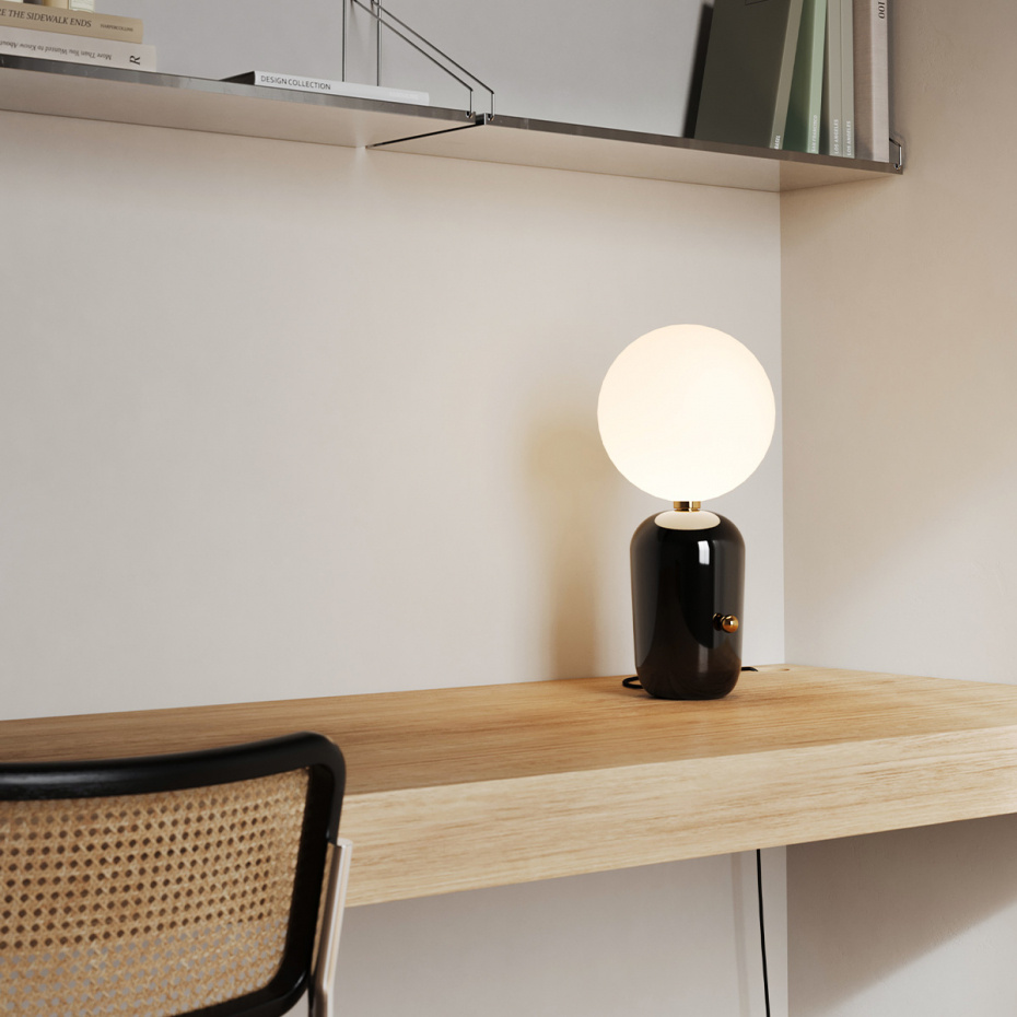 Aballs M PE Bordslampa Black
