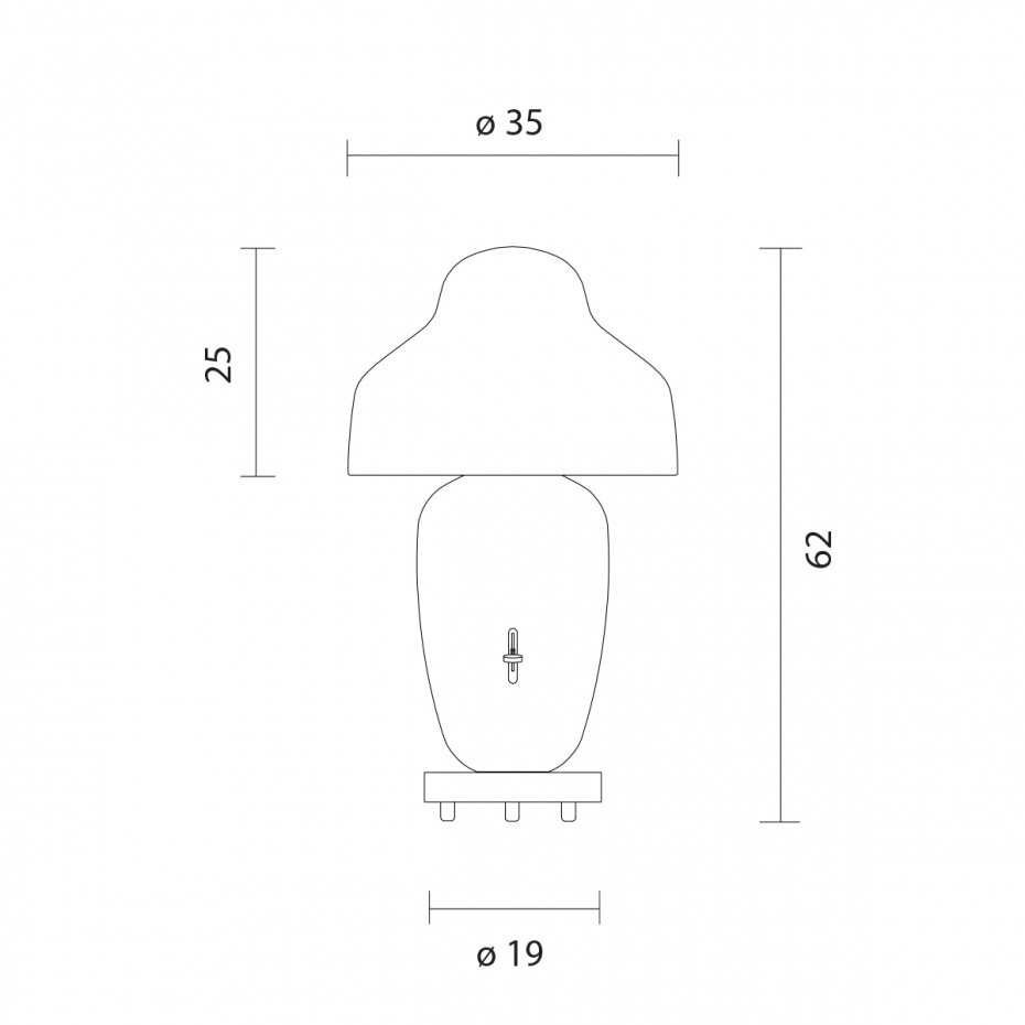 Chinoz Bordslampa Ming/Burgundy