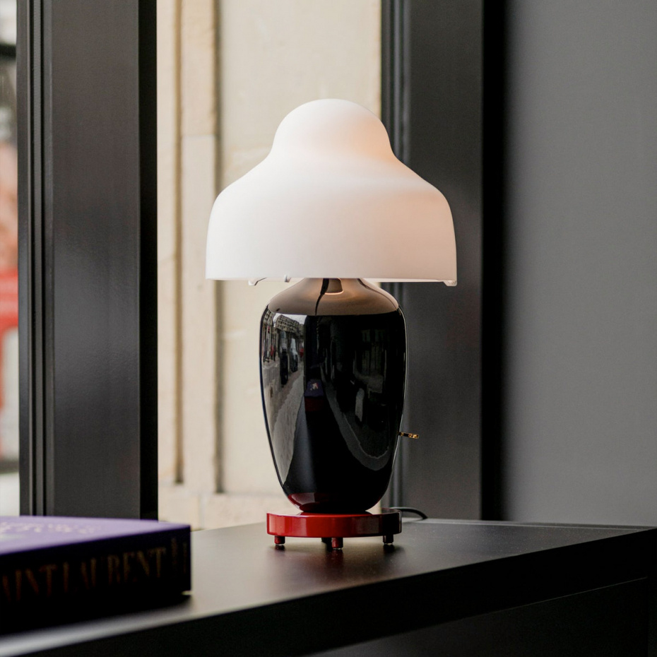 Chinoz Bordslampa Black/Burgundy