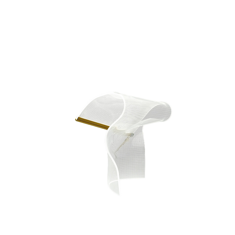 Gweilo Song Bordslampa Golden Anodised