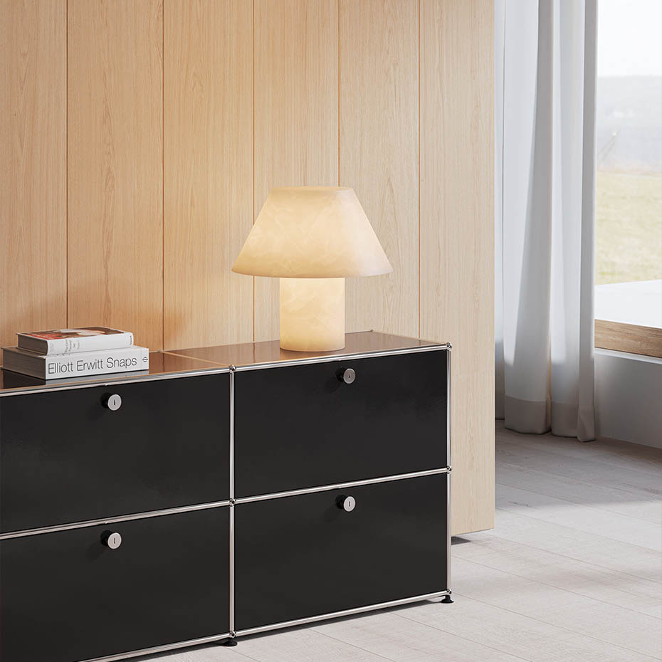 Petra M ME Bordslampa Alabaster