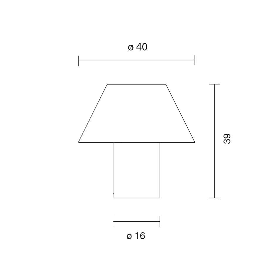 Petra M ME Bordslampa Alabaster