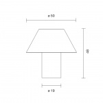 Petra M GR Bordslampa Alabaster Petra M GR Bordslampa Alabaster