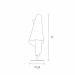 Talla 3 Bordslampa PVC Paper/Black Talla 3 Bordslampa PVC Paper/Black