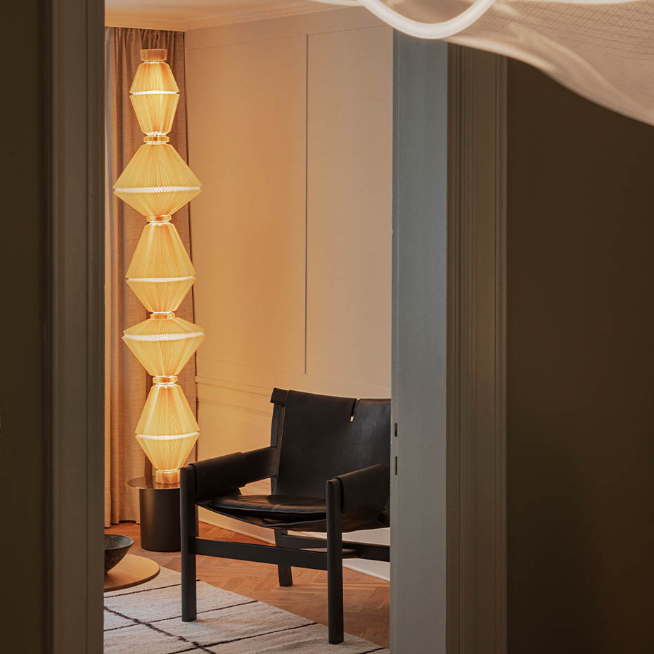 Oïphorique P PE Golvlampa Light Grey