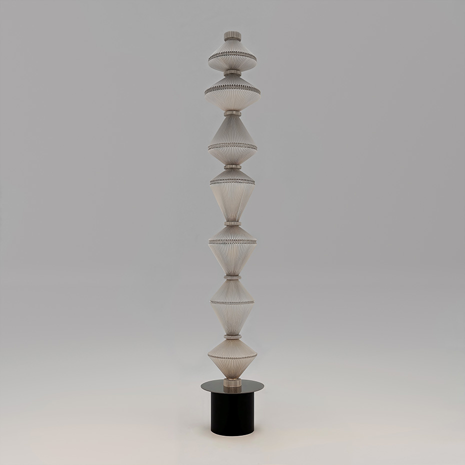 Oïphorique P GR Golvlampa Light Grey