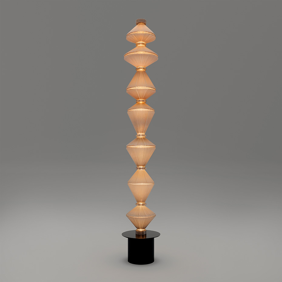 Oïphorique P GR Golvlampa Light Grey