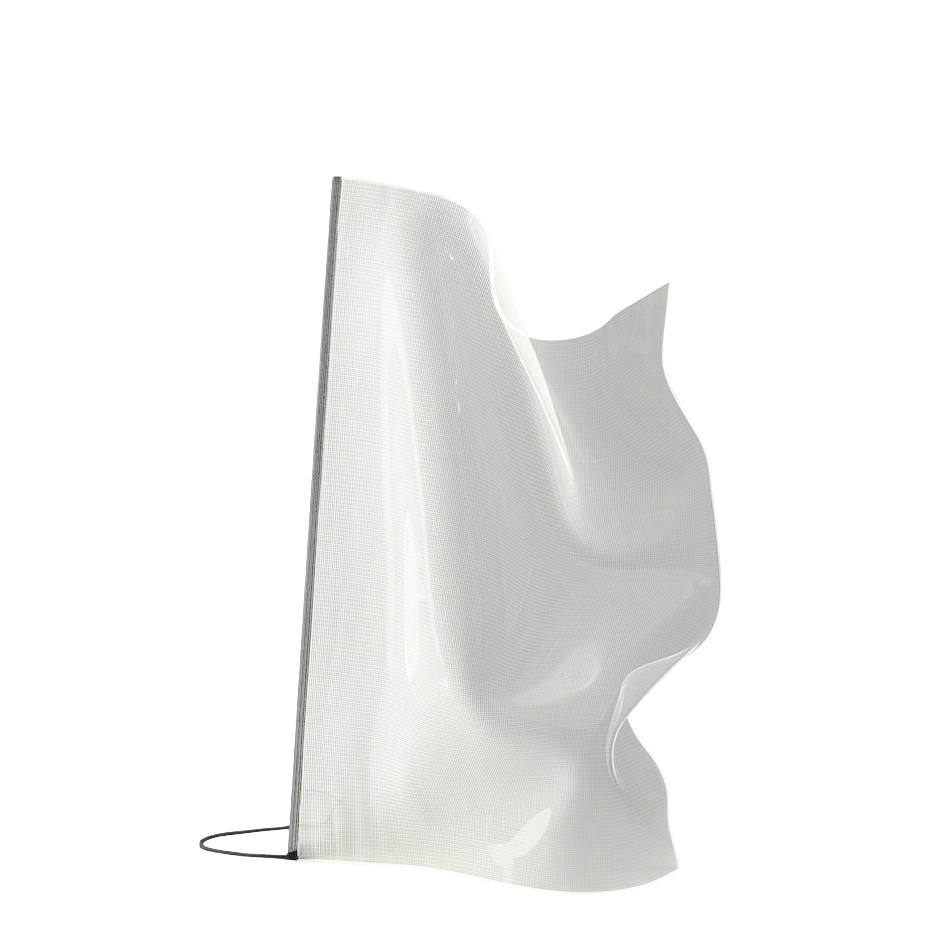 Gweilo Qin PE Golvlampa Silver Anodised