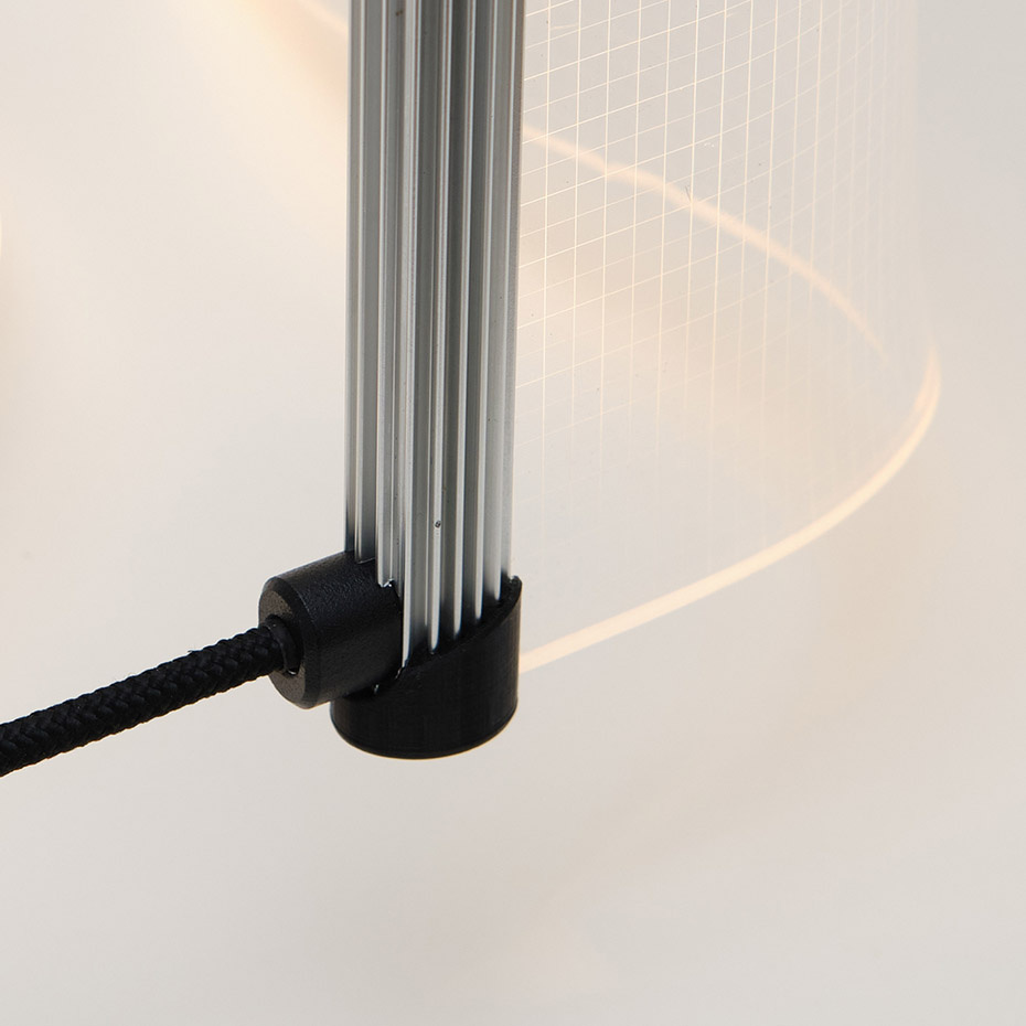 Gweilo Qin PE Golvlampa Silver Anodised