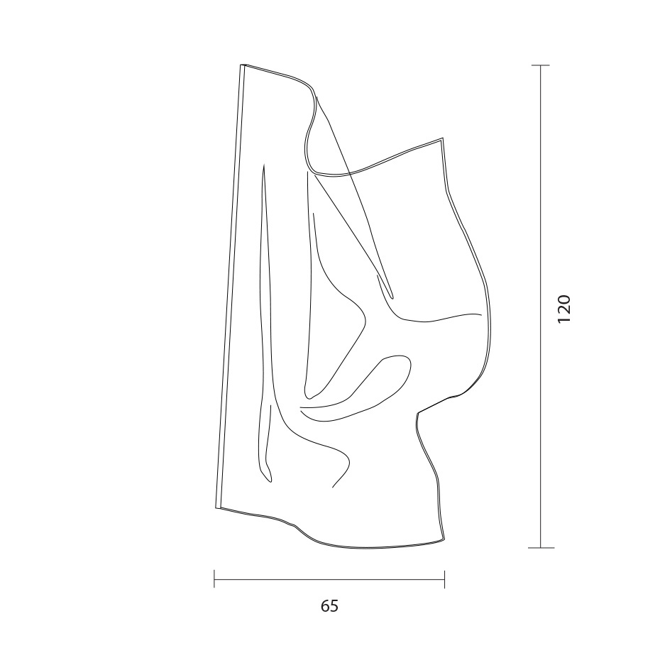 Gweilo Qin PE Golvlampa Silver Anodised