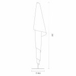 Alta Costura Golvlampa PVC Paper/Black Alta Costura Golvlampa PVC Paper/Black