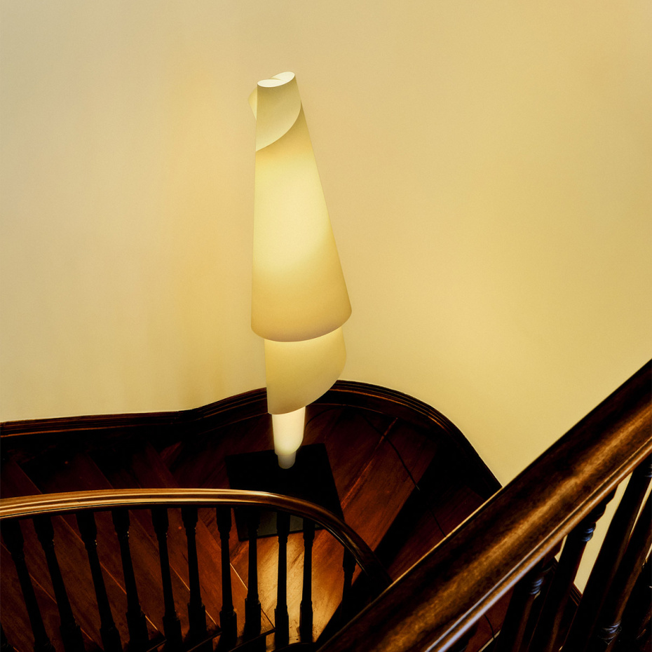 Costura Golvlampa PVC Paper/Black