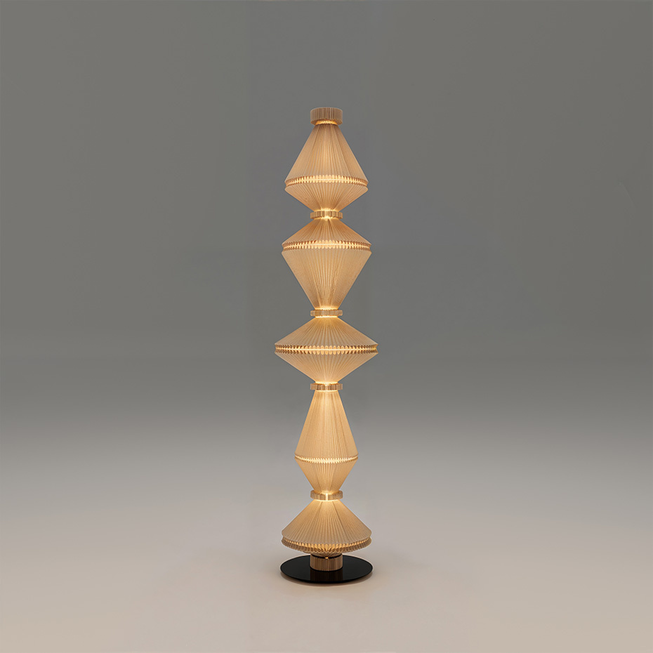 Oïphorique P PE Still Golvlampa Light Grey