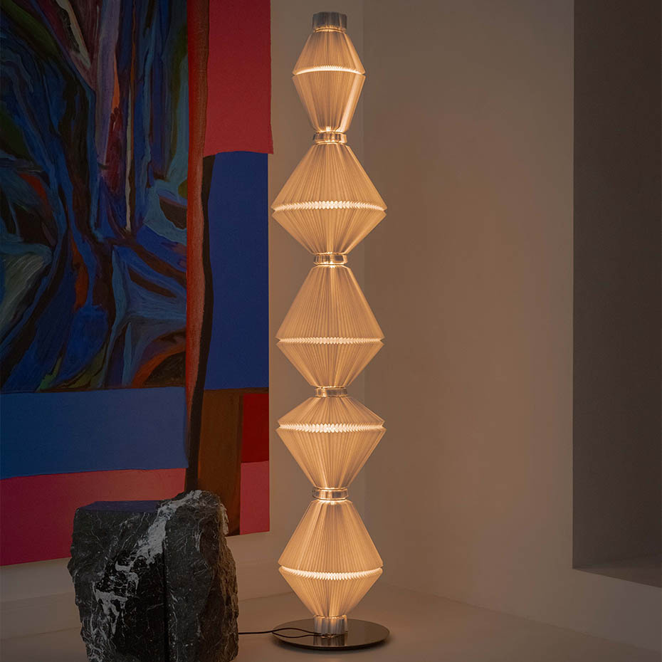 Oïphorique P PE Still Golvlampa Light Grey