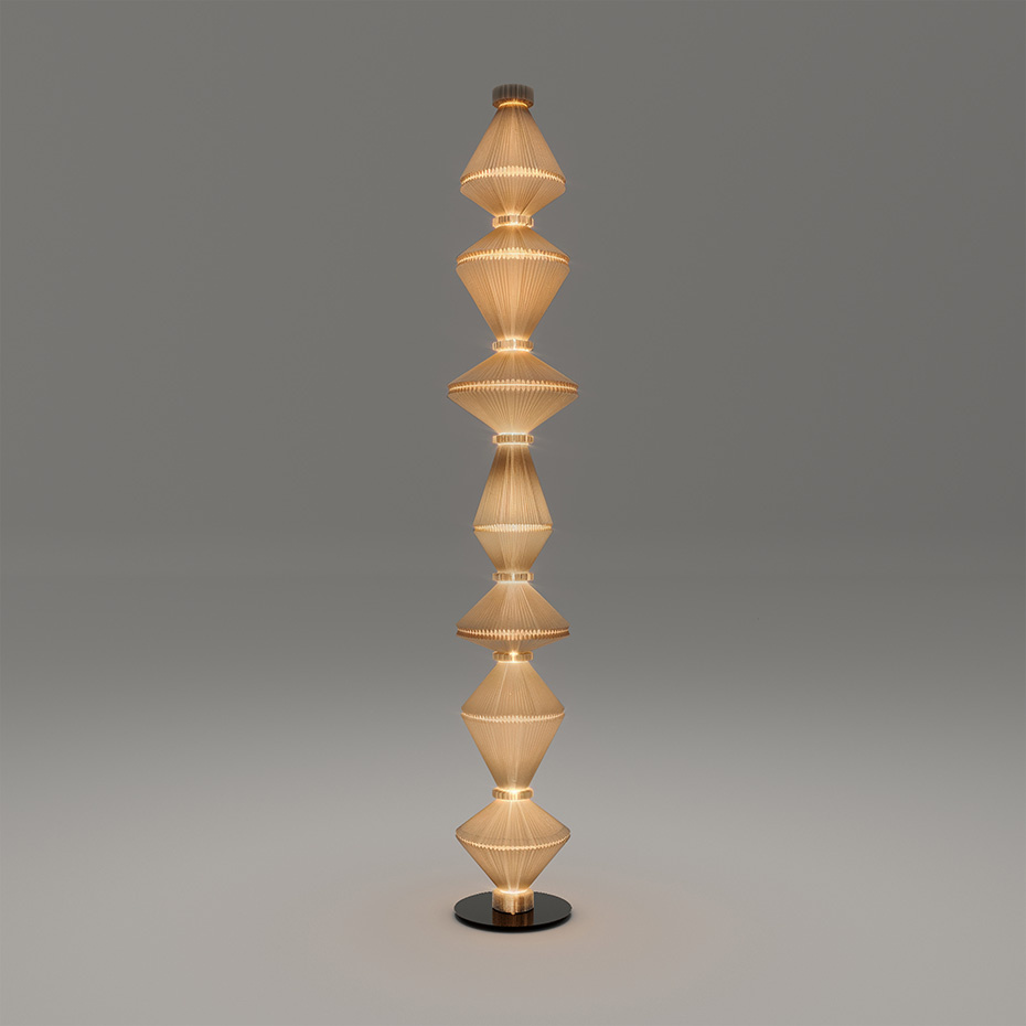 Oïphorique P GR Still Golvlampa Light Grey