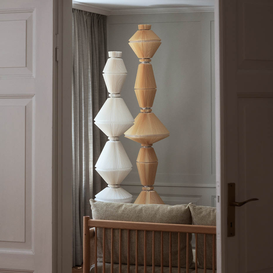 Oïphorique P GR Still Golvlampa Light Grey