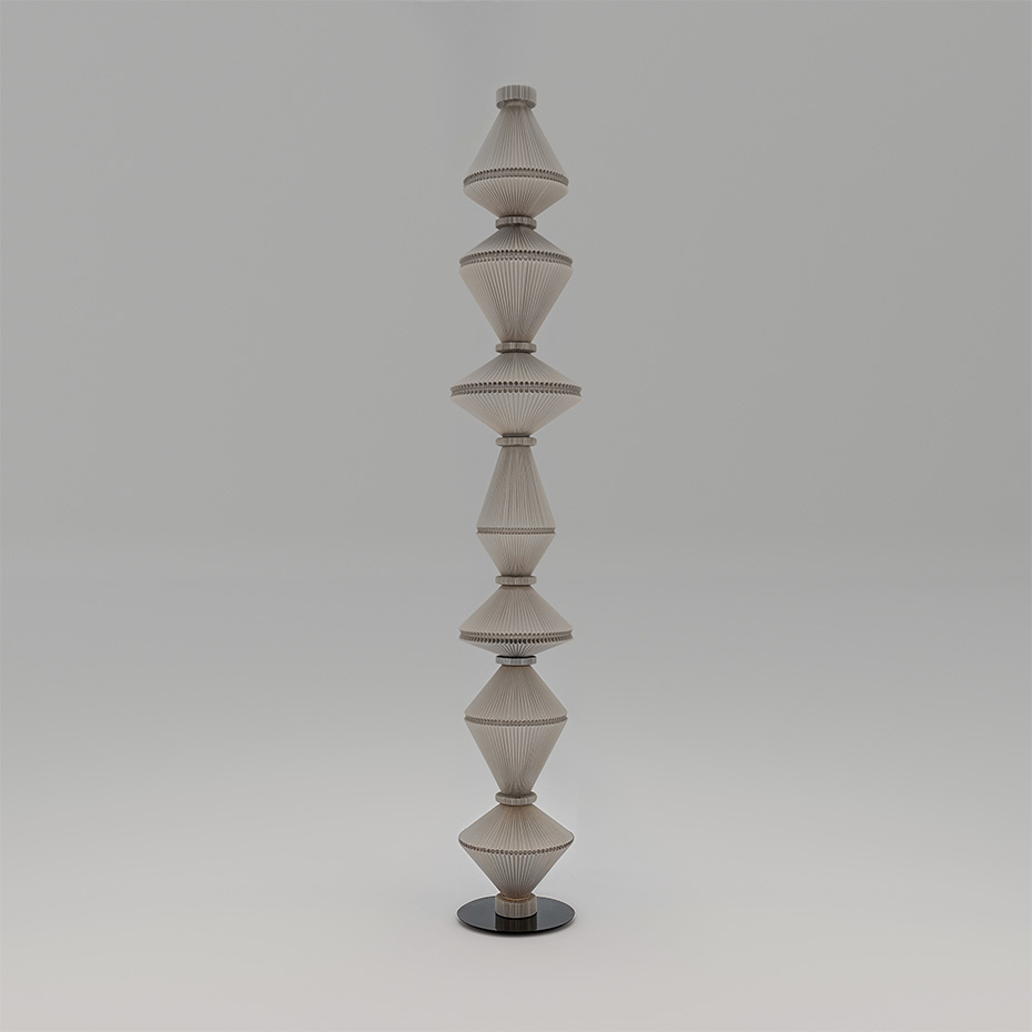 Oïphorique P GR Still Golvlampa Light Grey