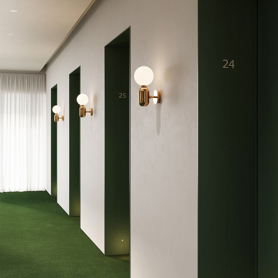 Aballs A Vägglampa Black