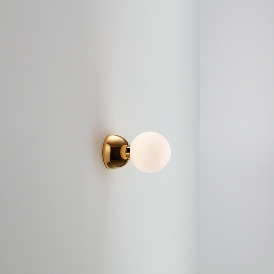 Aballs A II PE Vägglampa/Taklampa Golden