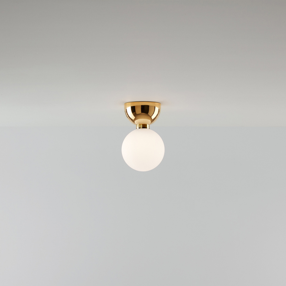 Aballs A II PE Vägglampa/Taklampa Golden