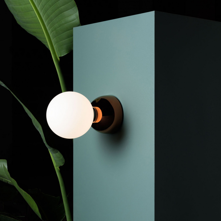 Aballs A II ME Vägglampa/Taklampa Black