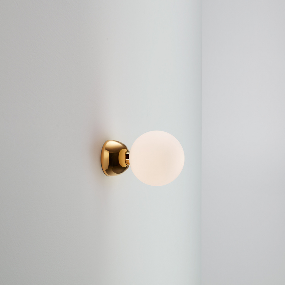 Aballs A II ME Vägglampa/Taklampa Golden