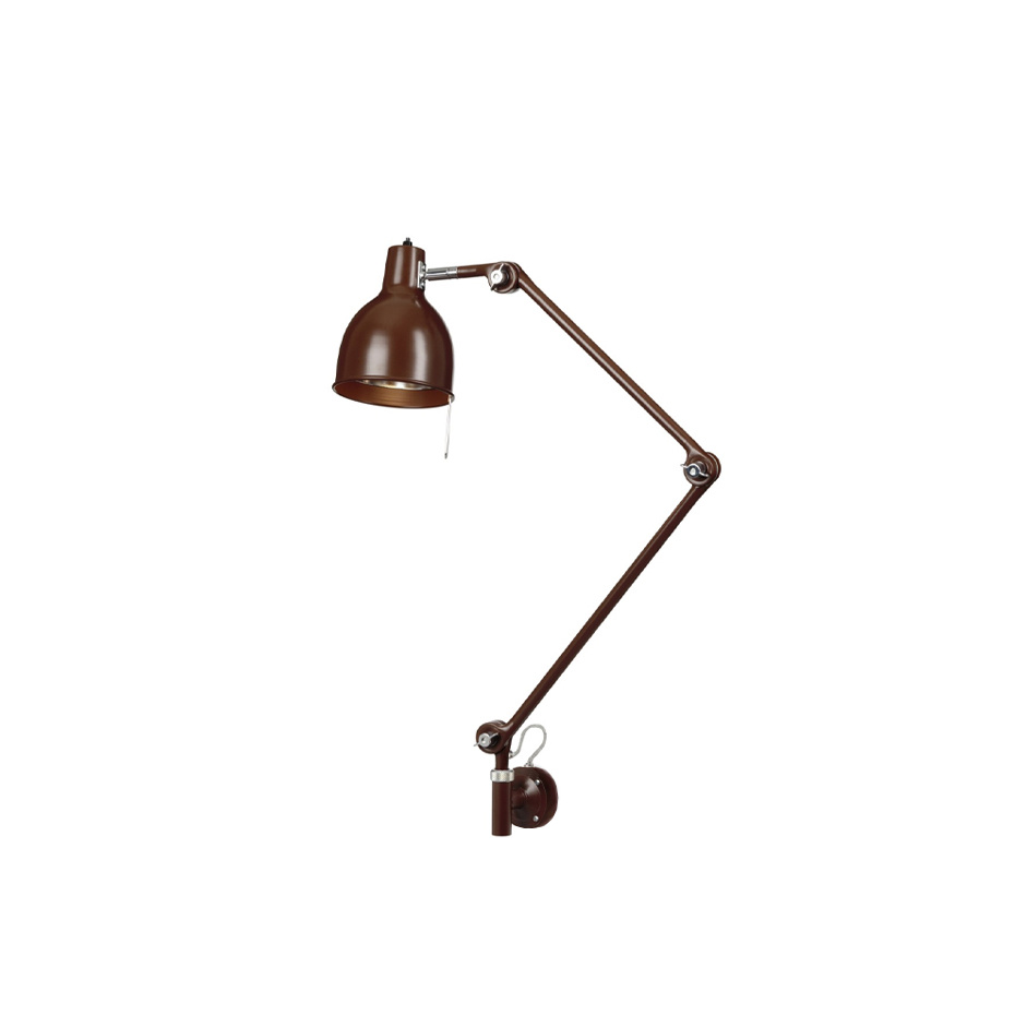 PJ70 Vägglampa Fast Montage Oxblod