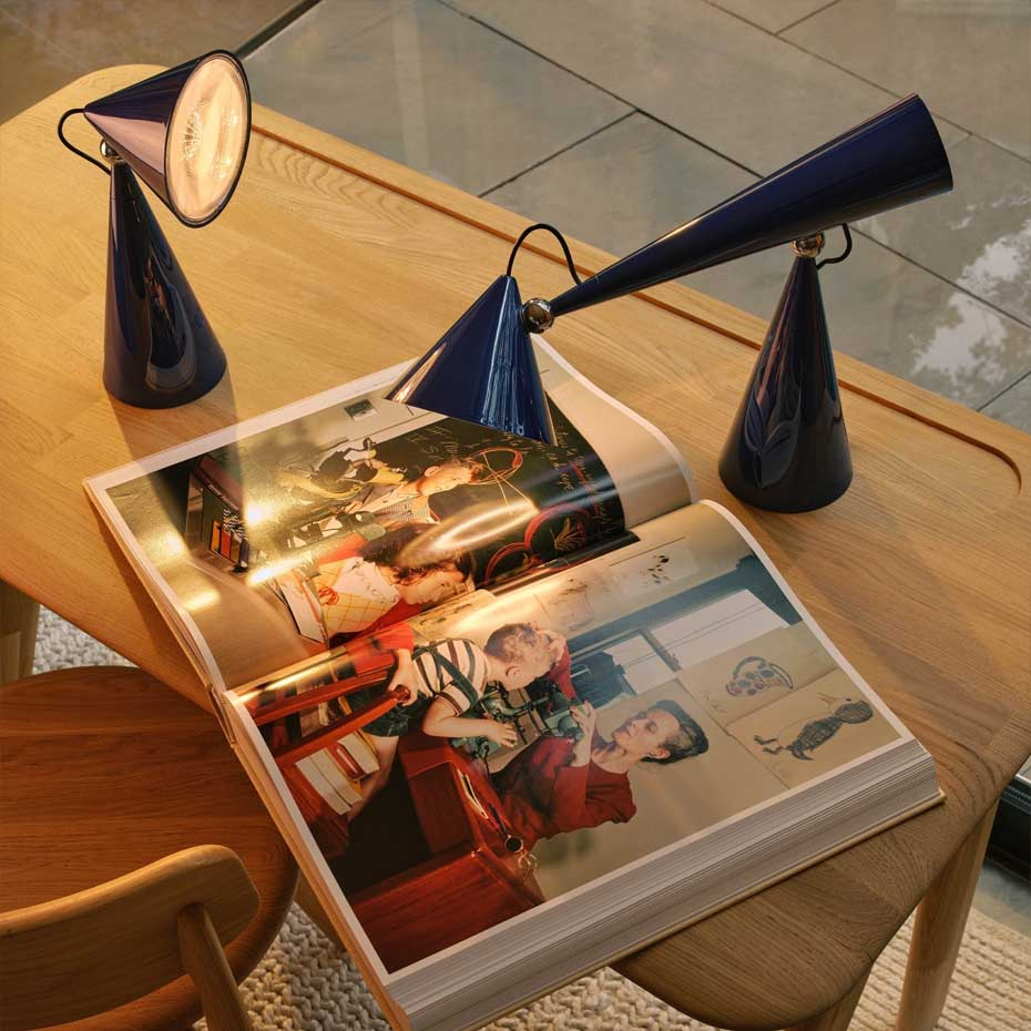 Pose Portable LED Bordslampa Baby Blue