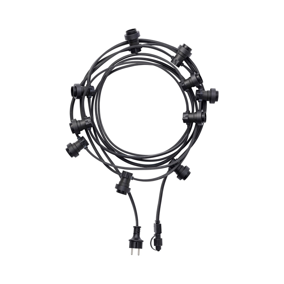 PR Home Bright Ljusslinga Utomhus 7,2m Svart