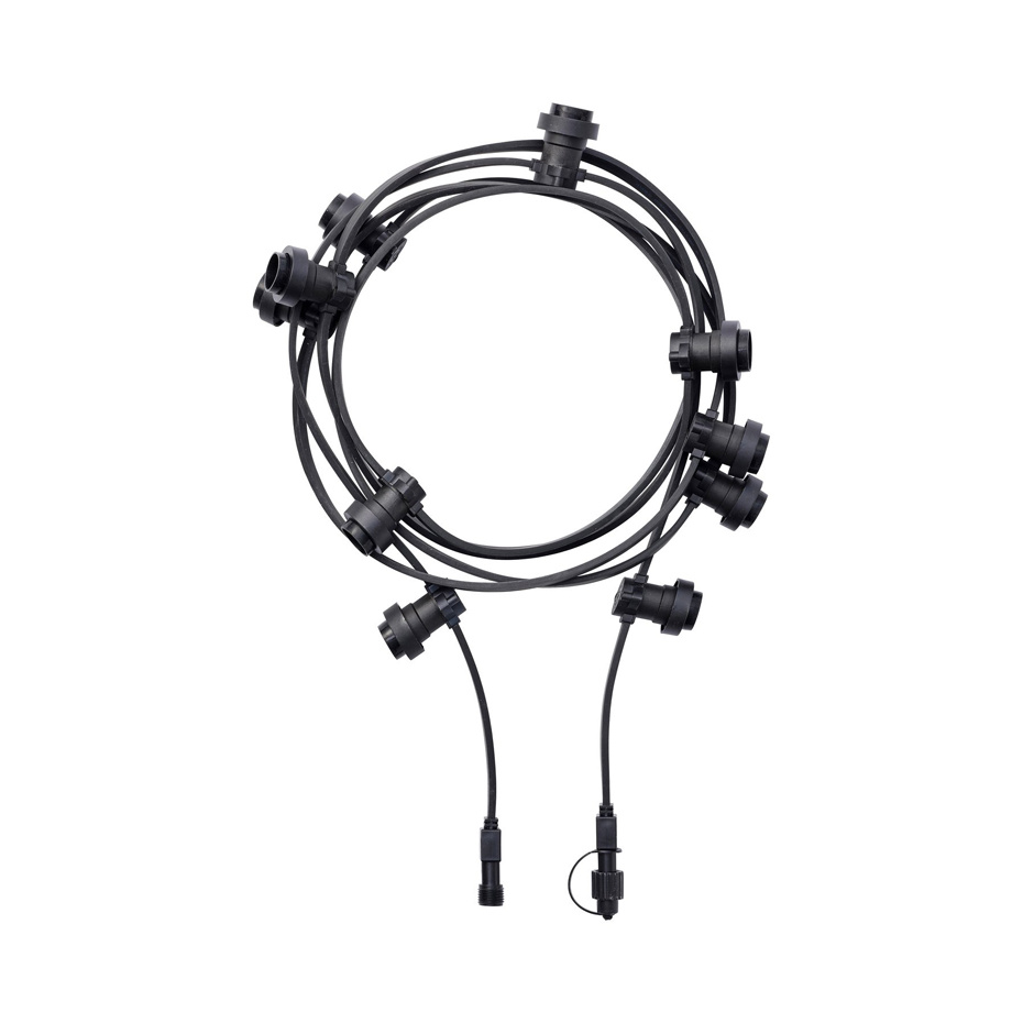 Utbyggnad Till Bright Ljusslinga Utomhus 4,9m Svart