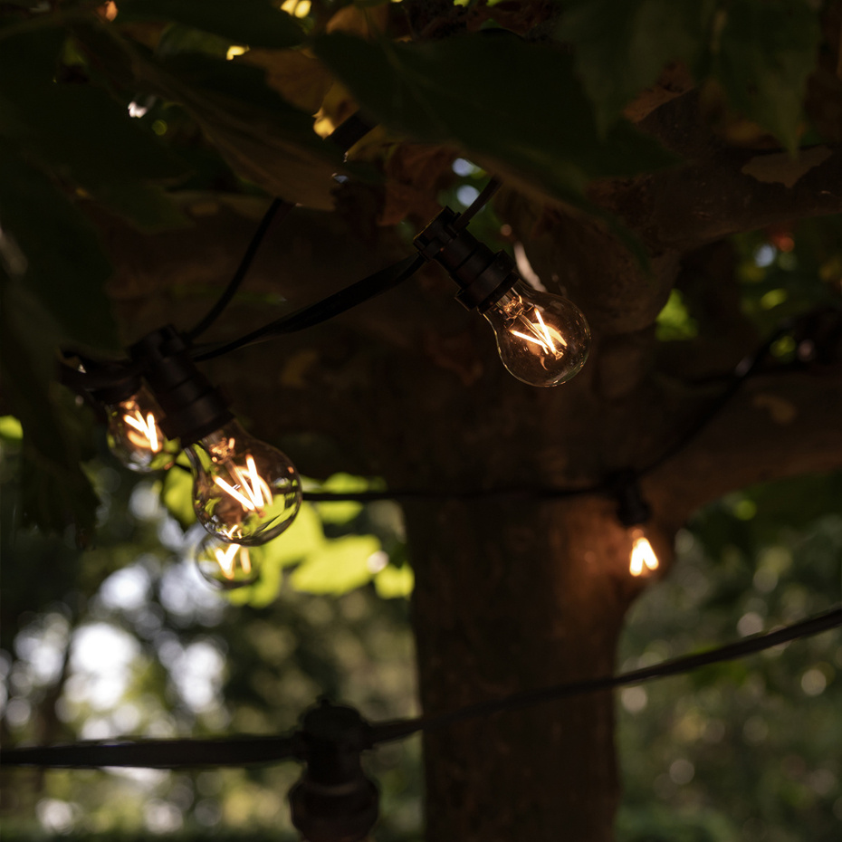 Utbyggnad Till Bright Ljusslinga Utomhus 4,9m Svart