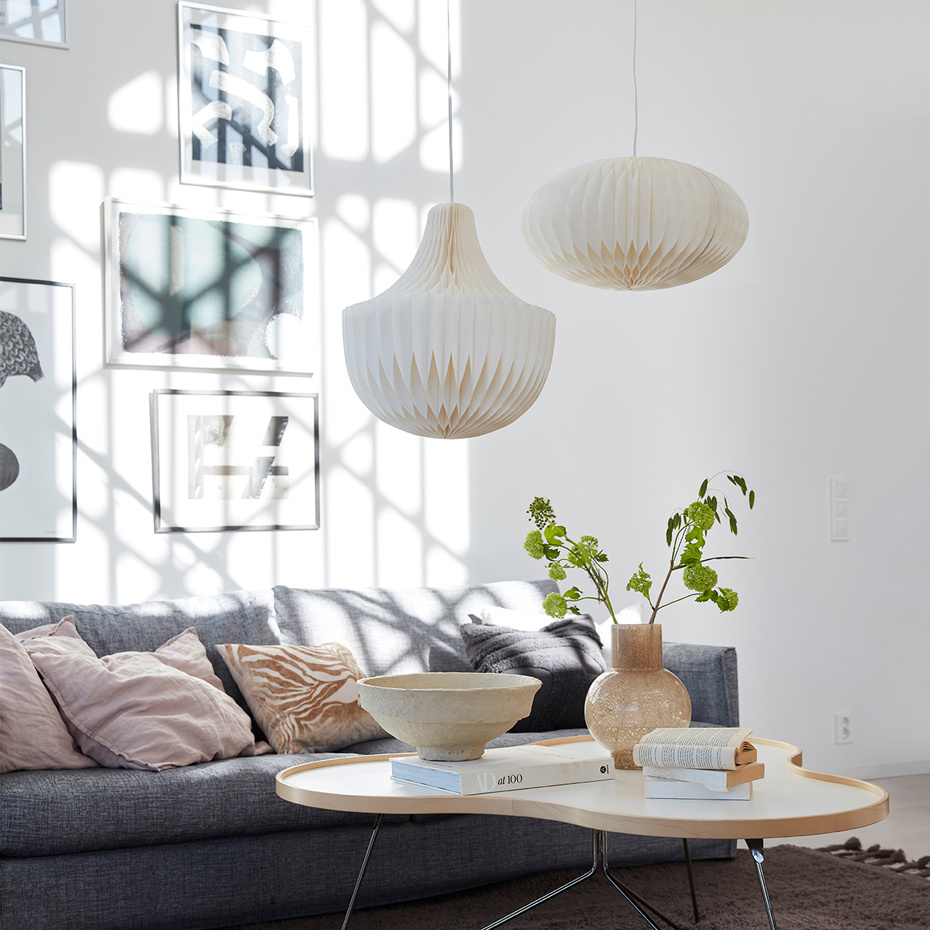 Anita Lampskärm Ø40cm Vit