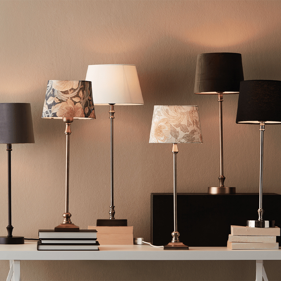 Liam Bordslampa 46cm Svart