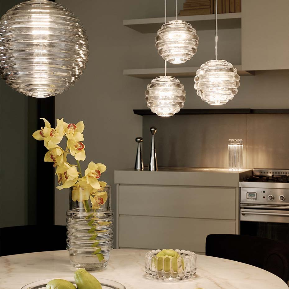 Press Sphere LED Pendel Clear