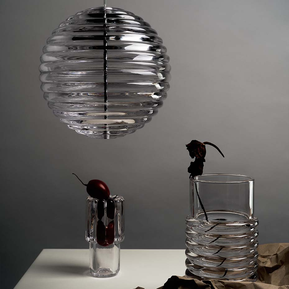 Press Sphere LED Pendel Clear