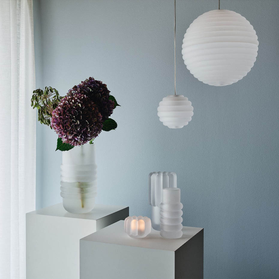 Press Sphere LED Pendel Frosted