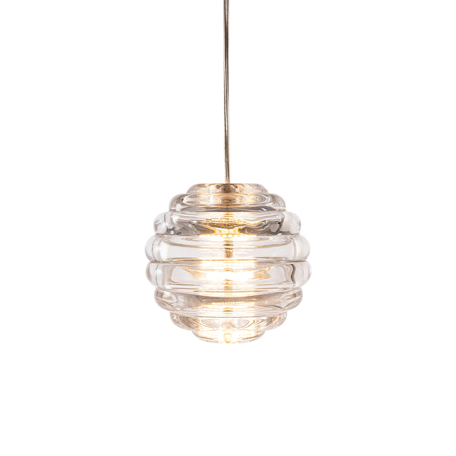 Press Mini Sphere LED Pendel Clear