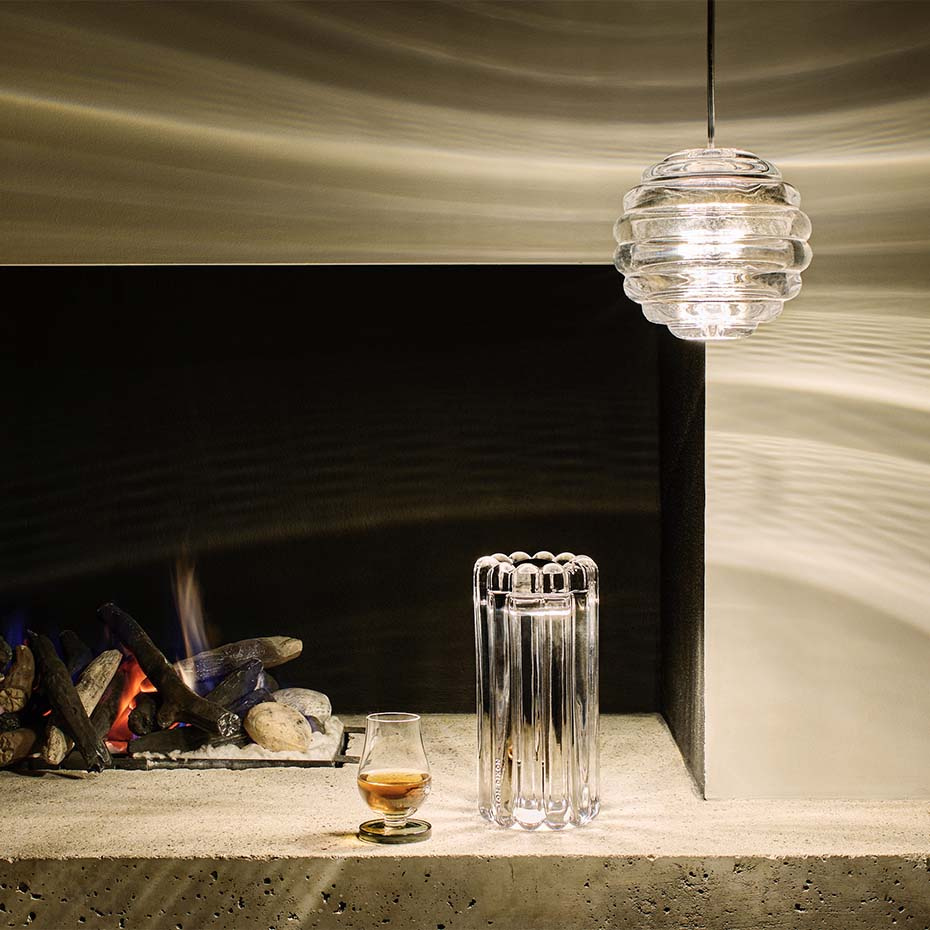 Press Mini Sphere LED Pendel Clear