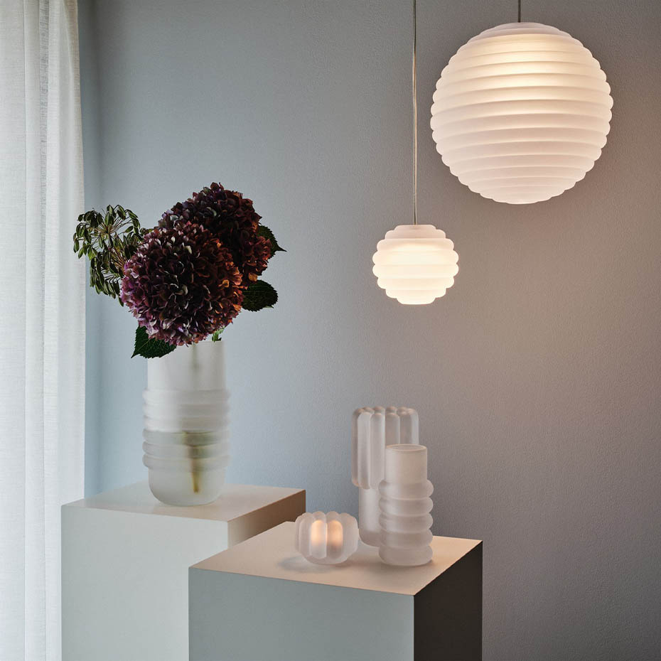 Press Mini Sphere LED Pendel Frosted