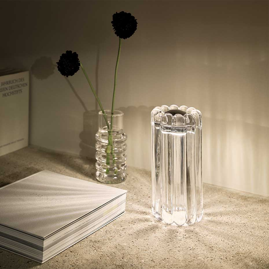 Press LED Bordslampa Clear