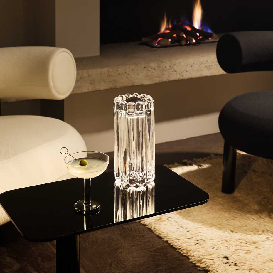 Press LED Bordslampa Clear