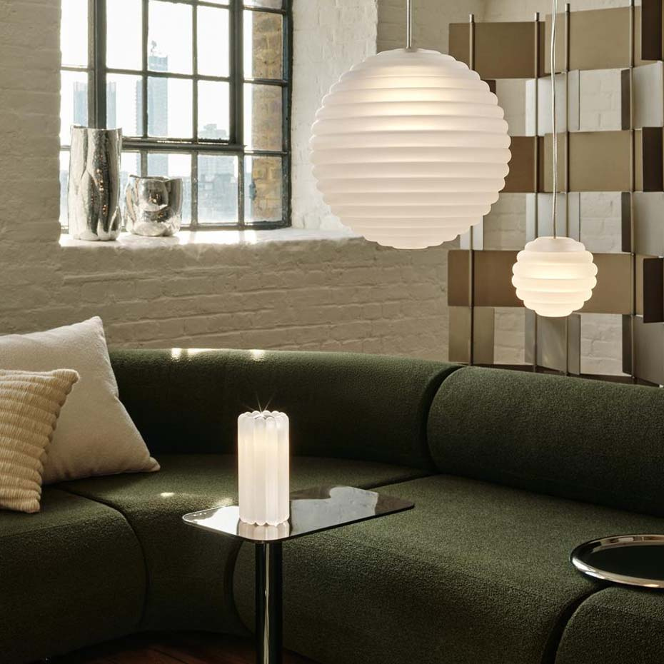 Press LED Bordslampa Frosted