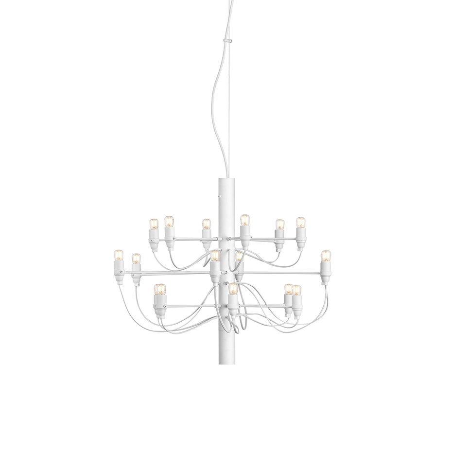 Sarfatti 2097/18 Ljuskrona Matt White