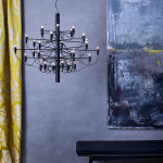 Sarfatti 2097/30 Ljuskrona Matt Black Sarfatti 2097/30 Ljuskrona Matt Black