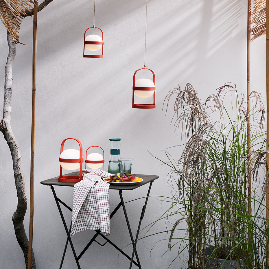 Soft Spot Solar Circular Bordslampa H25cm Terracotta