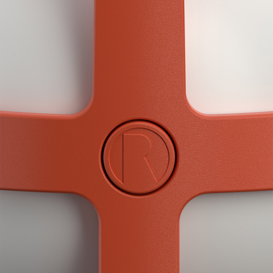 Soft Spot Solar Circular Bordslampa H18,5cm Terracotta