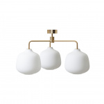 Holborn 3 Chandelier H435 Brass/Opal Glass Holborn 3 Chandelier H435 Brass/Opal Glass